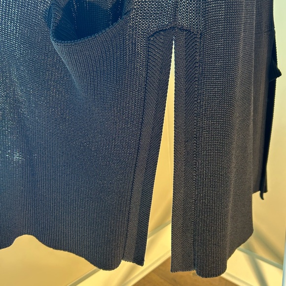 Wilfred Long Sleeveless Sweater Vest Black Size XXS - Picture 4 of 9